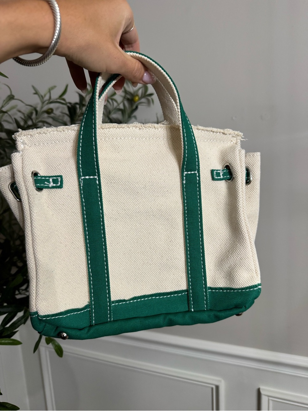 Sunwin Madaket Small Classic Tote Bag Green - Picture 3 of 7